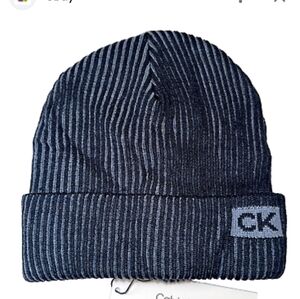 NWT CALVIN KLEIN Ribbed Cuffed Hat